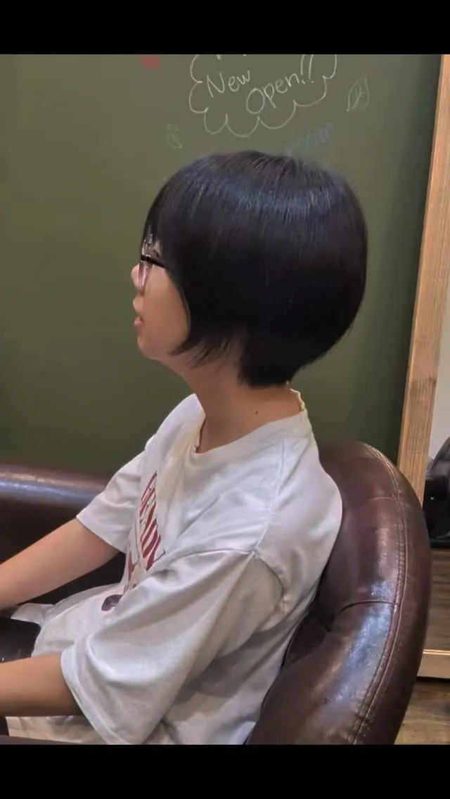 K君の次は中学でバトミントンを頑張ってる